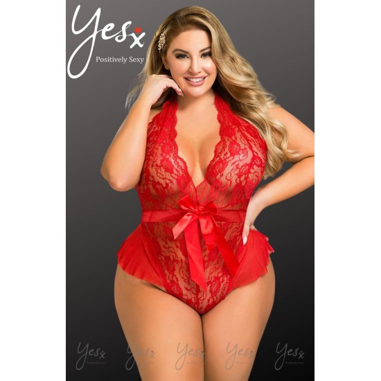 YesX YX856Q Hot Red Teddy YesX YX856Q Hot Red Teddy