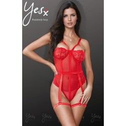 YesX YX858 Red Bodysuit YesX YX858 Red Bodysuit