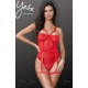 YesX YX858 Red Bodysuit YesX YX858 Red Bodysuit