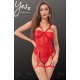 YesX YX858 Red Bodysuit YesX YX858 Red Bodysuit