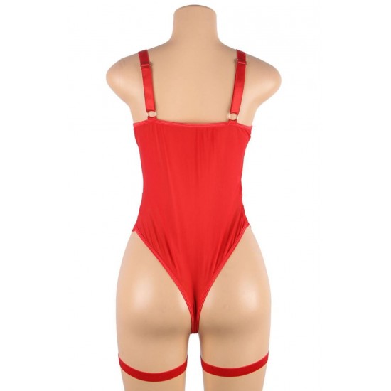 YesX YX858 Red Bodysuit YesX YX858 Red Bodysuit