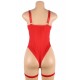 YesX YX858 Red Bodysuit YesX YX858 Red Bodysuit