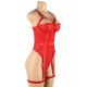 YesX YX858Q Red Bodysuit