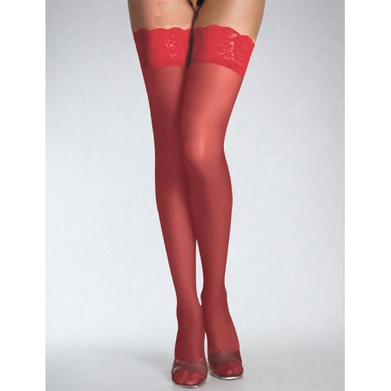 YesX YX862 Floral Lace Hold Ups YesX YX862 Floral Lace Hold Ups
