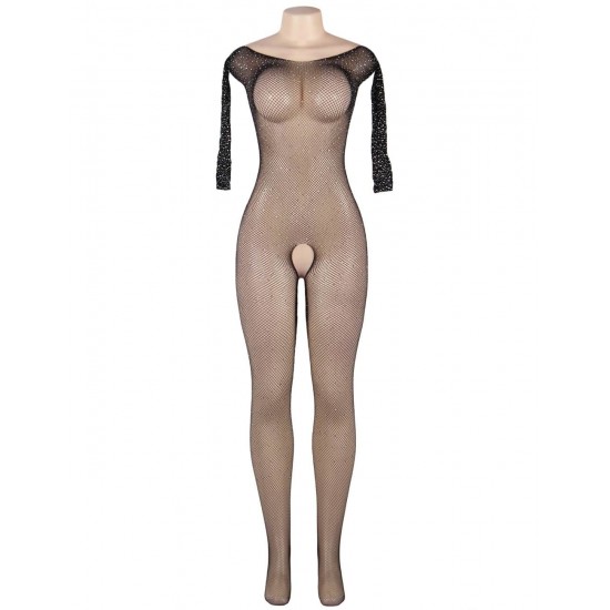 YesX YX864Q Fishnet Sparkly Bodystocking Up To 5XL YesX YX864Q Fishnet Sparkly Bodystocking Up To 5XL