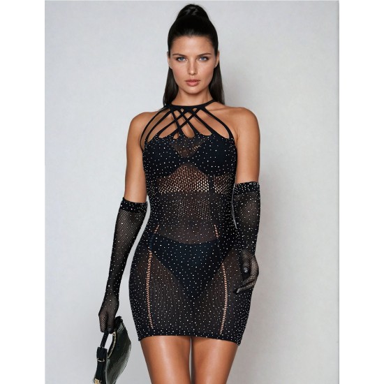 YesX YX865 Sparkle Rhinestone Fishnet YesX YX865 Sparkle Rhinestone Fishnet