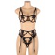 YesX YX867Q 3 Piece Bra Set Up To 4XL YesX YX867Q 3 Piece Bra Set Up To 4XL