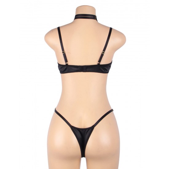 YesX YX871Q Hollow Cut Halter Bra Set YesX YX871Q Hollow Cut Halter Bra Set