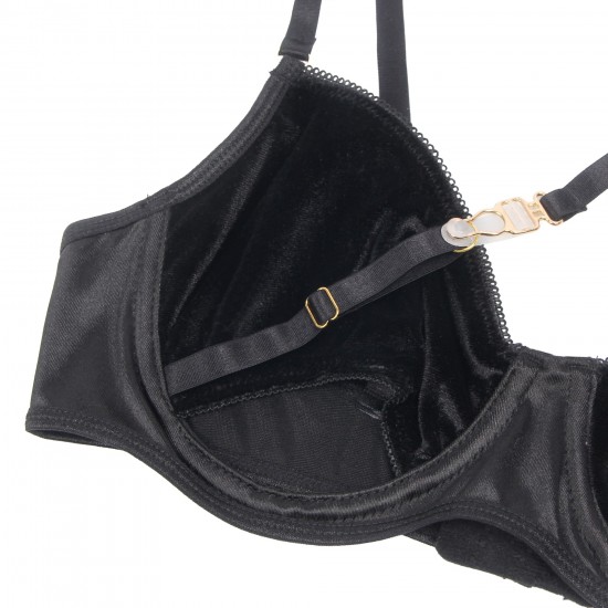 YesX YX871Q Hollow Cut Halter Bra Set YesX YX871Q Hollow Cut Halter Bra Set