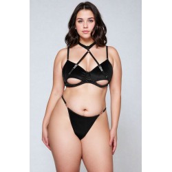 YesX YX871Q Hollow Cut Halter Bra Set YesX YX871Q Hollow Cut Halter Bra Set