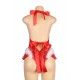 YesX YX874Q Christmas Sexy Halter Neck Teddy Up To 4XL YesX YX874Q Christmas Sexy Halter Neck Teddy Up To 4XL