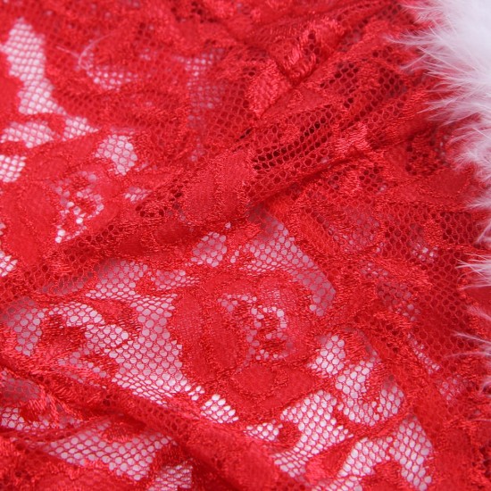 YesX YX874Q Christmas Sexy Halter Neck Teddy Up To 4XL YesX YX874Q Christmas Sexy Halter Neck Teddy Up To 4XL
