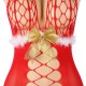 YesX YX876 Christmas Fluffy Bodystocking YesX YX876 Christmas Fluffy Bodystocking
