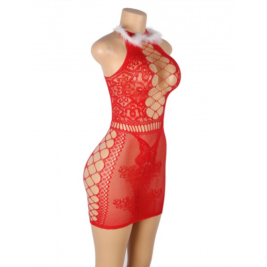 YesX YX877 Christmas Sexy Bodystocking Dress YesX YX877 Christmas Sexy Bodystocking Dress