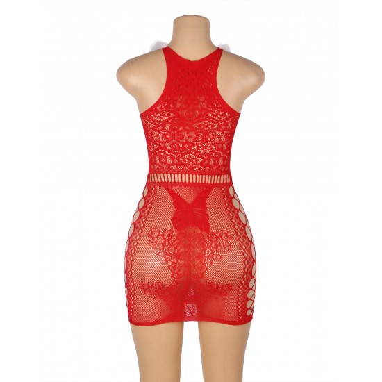 YesX YX877 Christmas Sexy Bodystocking Dress YesX YX877 Christmas Sexy Bodystocking Dress