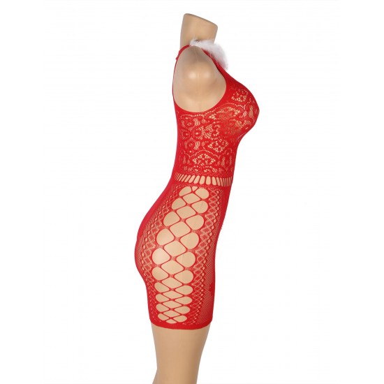 YesX YX877 Christmas Sexy Bodystocking Dress YesX YX877 Christmas Sexy Bodystocking Dress