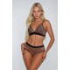 YesX YX881 Leopard Print Mesh Bra Set YesX YX881 Leopard Print Mesh Bra Set