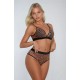 YesX YX881 Leopard Print Mesh Bra Set YesX YX881 Leopard Print Mesh Bra Set
