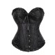 YesX YX886 Stunning Black Borcade Corset Up to 5XL