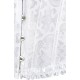 YesX YX887 Elegant White Brocade Corset up to 2XL YesX YX887 Elegant White Brocade Corset up to 2XL