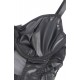YesX YX890 Black Faux Leather Look & Mesh YesX YX890 Black Faux Leather Look & Mesh