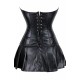YesX YX897 Faux Leather Corset & Skirt YesX YX897 Faux Leather Corset & Skirt