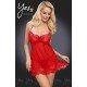 YesX YX952Q Red Babydoll Set