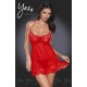 YesX YX952 Red Babydoll Set