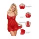 YesX YX952 Red Babydoll Set