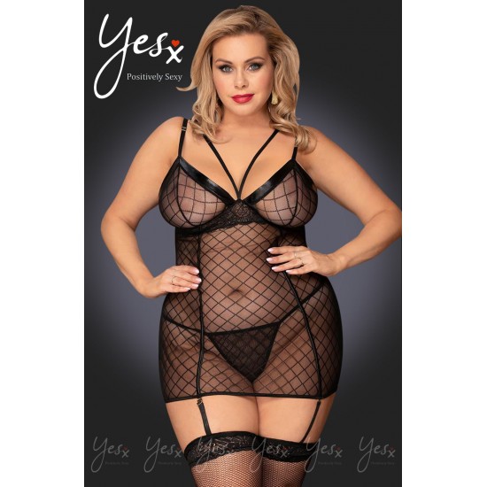 YesX YX954Q Black Chemise