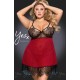 YesX YX958Q Black/Red Babydoll Set YesX YX958Q Black/Red Babydoll Set