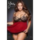 YesX YX958Q Black/Red Babydoll Set YesX YX958Q Black/Red Babydoll Set
