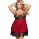 YesX YX958Q Black/Red Babydoll Set YesX YX958Q Black/Red Babydoll Set
