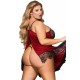 YesX YX958Q Black/Red Babydoll Set YesX YX958Q Black/Red Babydoll Set