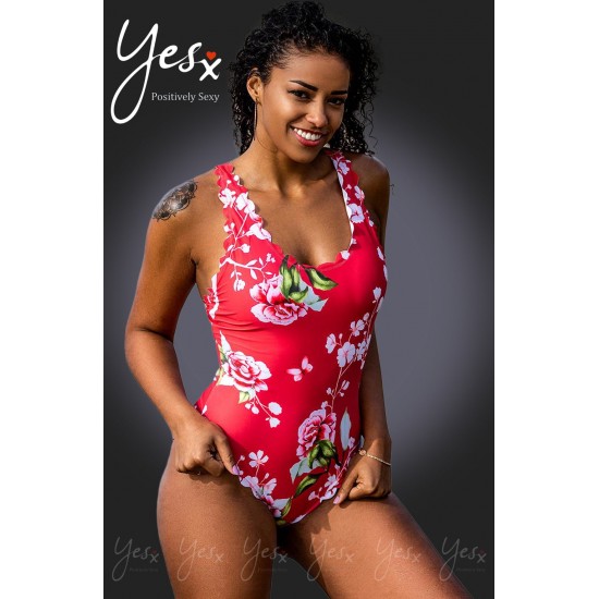 YesX YX978 One Piece Swimsuit Pink YesX YX978 One Piece Swimsuit Pink