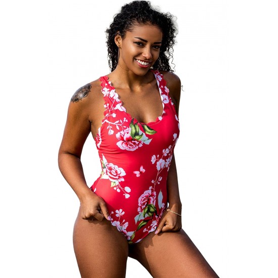 YesX YX978 One Piece Swimsuit Pink YesX YX978 One Piece Swimsuit Pink