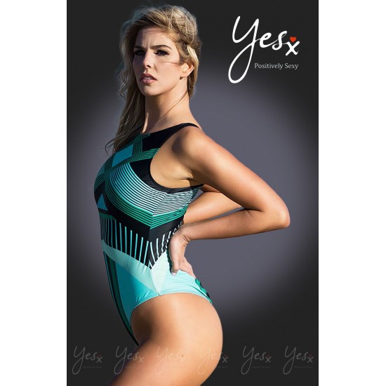 YesX YX979 One Piece Swimsuit Green YesX YX979 One Piece Swimsuit Green