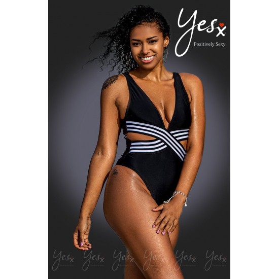 YesX YX980 One Piece Swimsuit Black YesX YX980 One Piece Swimsuit Black