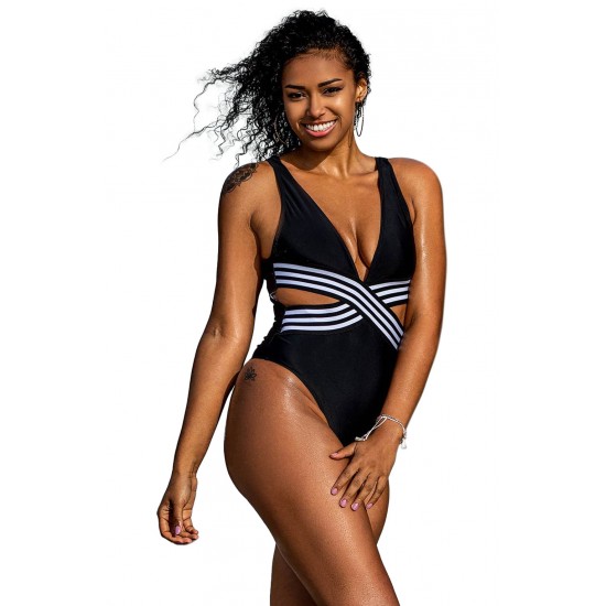 YesX YX980 One Piece Swimsuit Black YesX YX980 One Piece Swimsuit Black