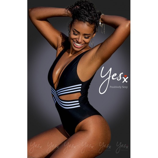 YesX YX980 One Piece Swimsuit Black YesX YX980 One Piece Swimsuit Black