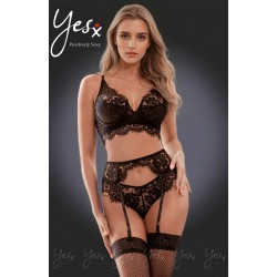 YesX YX987 Lingerie Set Black YesX YX987 Lingerie Set Black