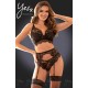 YesX YX987 Lingerie Set Black YesX YX987 Lingerie Set Black