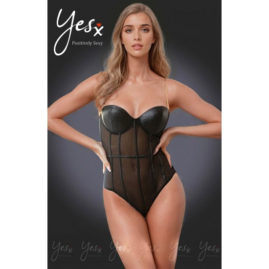 YesX YX988 Bodysuit Black YesX YX988 Bodysuit Black