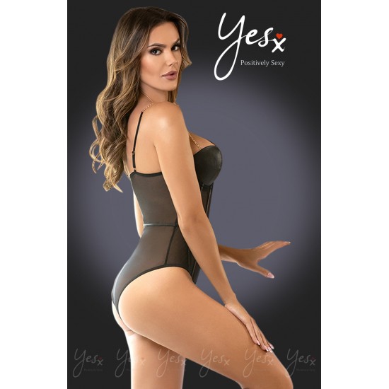 YesX YX988 Bodysuit Black YesX YX988 Bodysuit Black