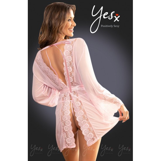 YesX YX990 Dressing Gown Pink YesX YX990 Dressing Gown Pink