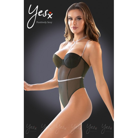 YesX YX992 Bodysuit Black YesX YX992 Bodysuit Black
